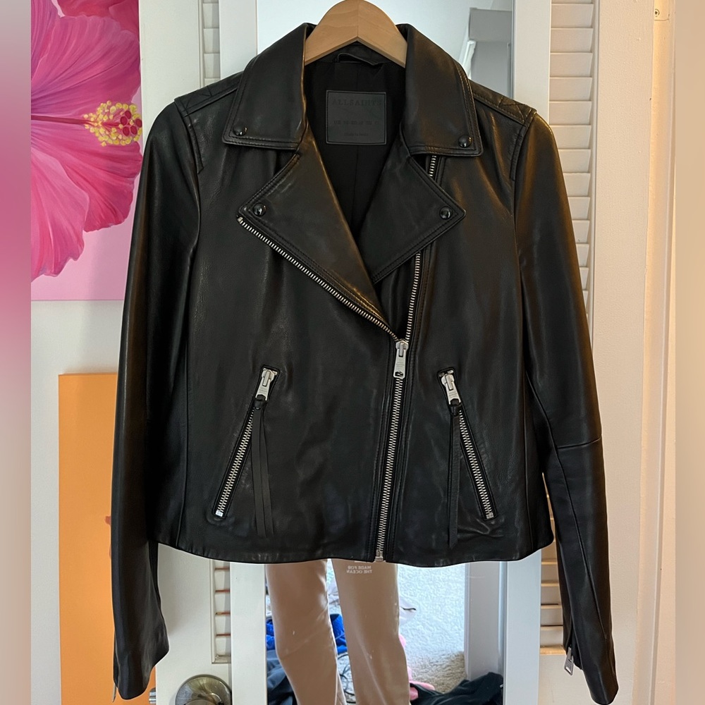 Brand new All Saints leather jacket